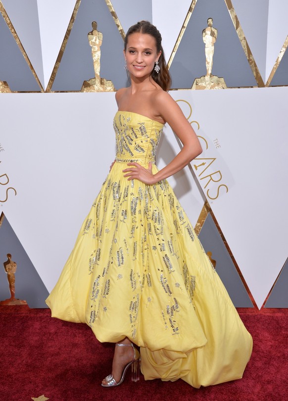Alicia Vikander, LOS ANGELES, CA - FEBRUARY 28, 2016: Alicia Vikander at the 88th Academy Awards at the Dolby Theatre, Hollywood