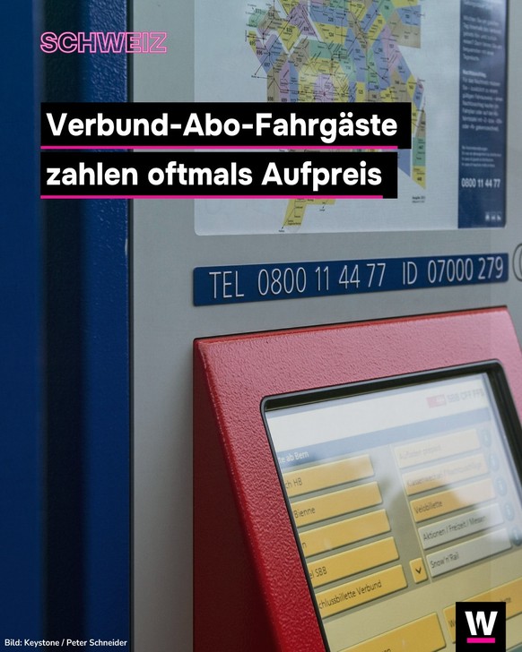 &lt;p&gt;Fahrgäste mit einem Verbund-Abo zahlen oftmals zu viel.&lt;/p&gt;