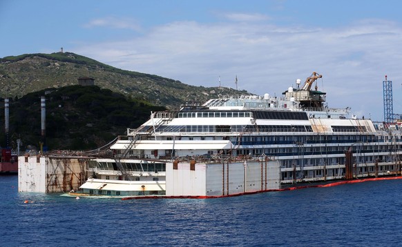 Endlich: Am Montag soll die Costa Concordia gehoben und für ihre letzte Reise startklar gemacht werden.