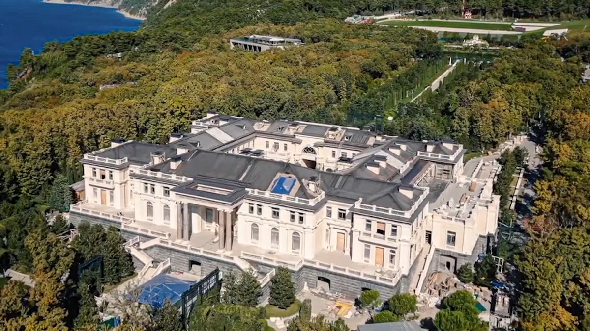 FILE - This frame from video released by Navalny Life YouTube channel on Tuesday, Jan. 19, 2021, shows a view of an estate overlooking Russia's Black Sea. Navalny's team posted the video exp ...
