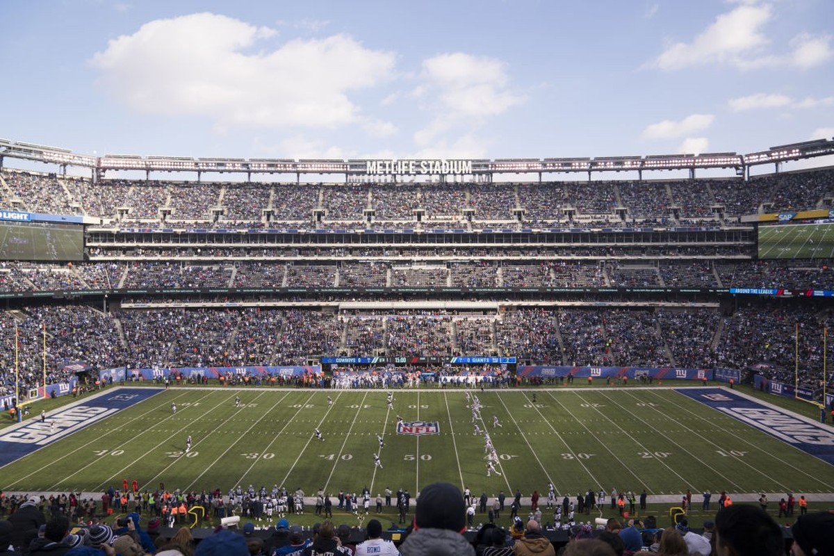 Football: Aerial view of New York Giants in action vs Dallas Cowboys at MetLife Stadium. 
East Rutherford, NJ 12/10/2017
CREDIT: Erick W. Rasco (Photo by Erick W. Rasco /Sports Illustrated via Getty I ...