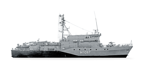 Die deutsche Marine verfügt über 10 Minenjagdboote der Frankental-Klasse.