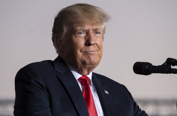 FILE - Former President Donald Trump speaks during a rally in Perry, Ga., on Sept. 25, 2021. As Trump&#039;s lawyers try to block the White House from releasing records to the congressional committee  ...