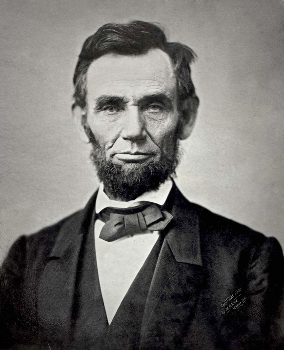 Abraham Lincoln im Jahr 1863.