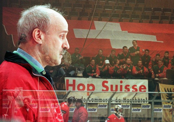 Nationaltrainer Schenk im April 1997.