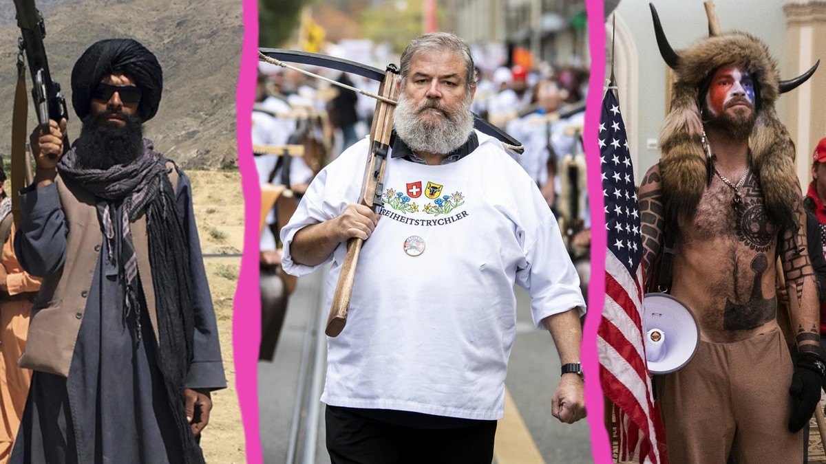Taliban, Trychler und Trumpist: Das Gruselkabinett eines schwierigen Jahres.