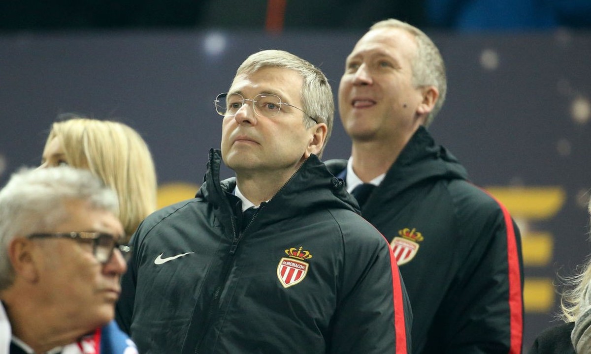 BORDEAUX, FRANCE - MARCH 31: President of AS Monaco Dmitry Rybolovlev, Vice-President of AS Monaco Vadim Vasilyev during the French League Cup (Coupe de la Ligue) final between Paris Saint-Germain (PS ...