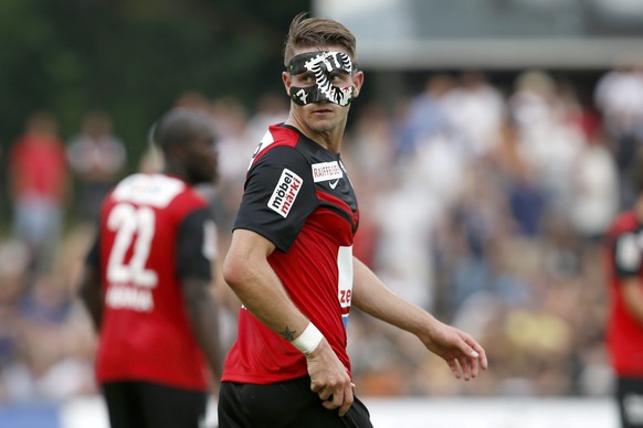 2014: Stephan Andrist bringt die Maske noch kein Glück.