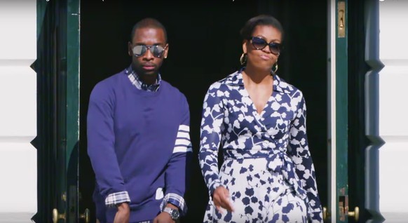 Flotus in the house: Michelle Obama und Jay Pharoah.