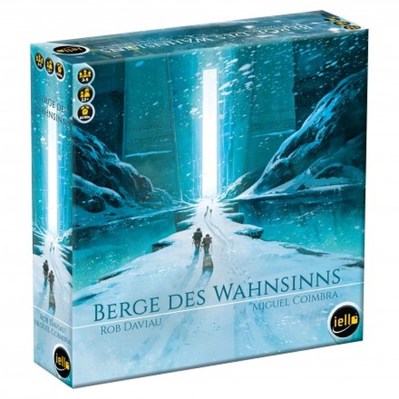 Berge des Wahnsinns, Spieleschachtel