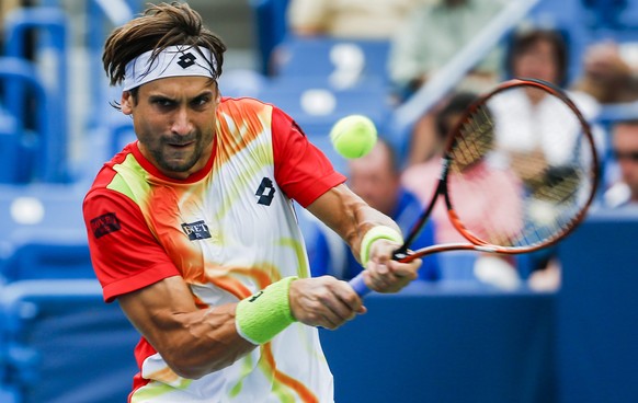 Federers Bilanz gegen Finalgegner David Ferrer (Bild) sieht gut aus.