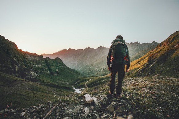 Wandern, Reisen, Rucksack, Backpacking