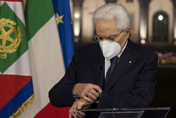 Staatschef Sergio Mattarella kommt in Krisenzeiten eine wichtige Rolle zu in Italien.
