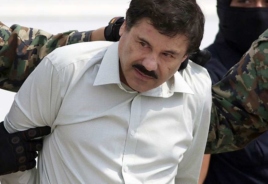 Soll den USA 12,6 Milliarden Dollar an mutmasslichen Einnahmen aus Drogengeschäften zahlen: der verurteilte mexikanische Drogenboss Joaquín &quot;El Chapo&quot; Guzman. (Archivbild)