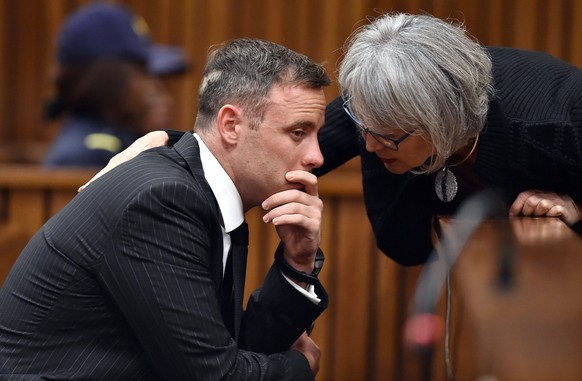 Oscar Pistorius im Gerichtssaal in Pretoria: Depression diagnostiziert.&nbsp;