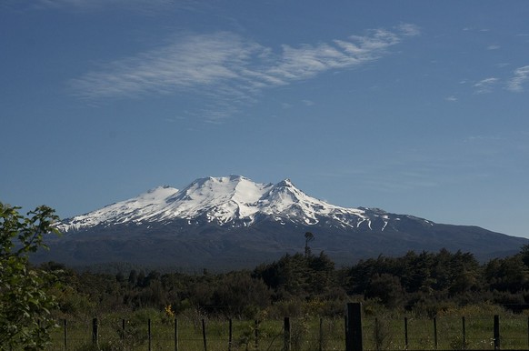 Vulkan Ruapehu in Neuseeland.