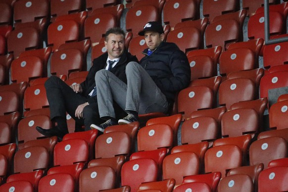 Am Samstag verfolgte David Da Costa (rechts) zusammen mit&nbsp;Stadionmanager Peter Landolt das FCZ-Heimspiel.