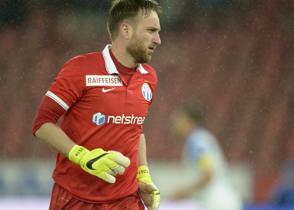 21.02.2015; Zuerich; Fussball Super League - Grasshopper Club Zuerich - FC Zuerich; Torhueter David Da Costa (Zuerich)
(Claudia Minder/freshfocus)