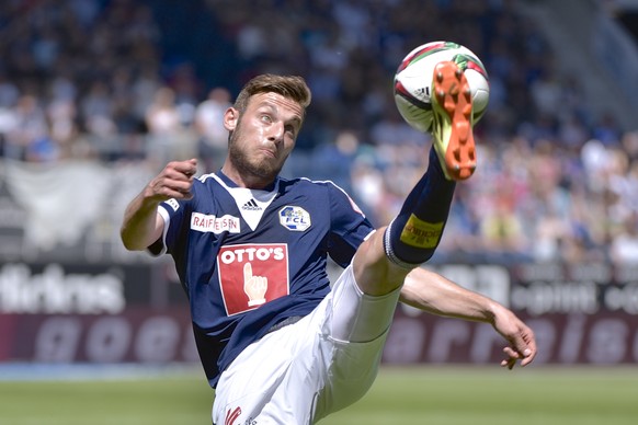 10.05.2015; Luzern; Fussball Super League - FC Luzern - FC Thun; Fidan Aliti (Luzern) (Martin Meienberger/freshfocus)