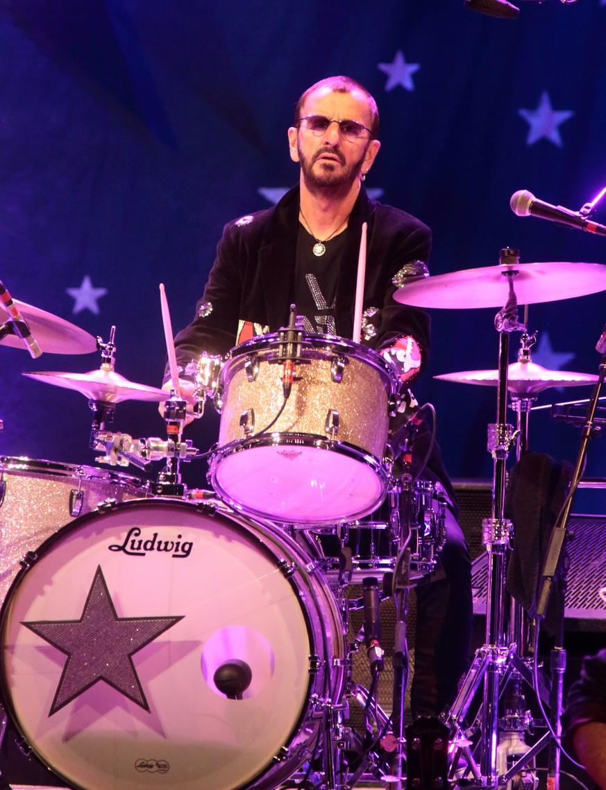 Der ehemalige «Beatles»-Schlagzeuger&nbsp;Ringo Starr bei einem Auftritt mit seiner All Starr Band in Baltimore.