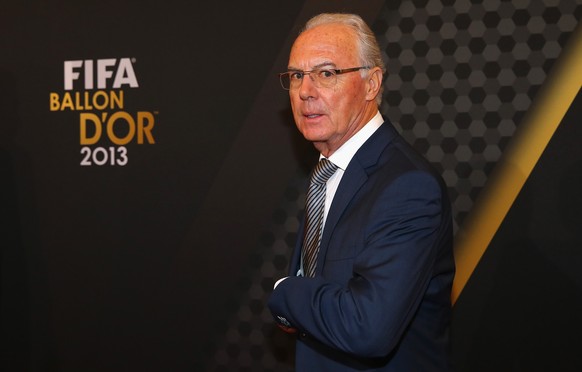 An der Fifa-Gala im Januar war der Kaiser noch willkommen.