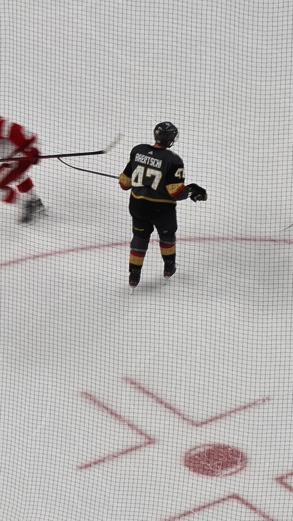 Sven Bärtschi durfte nach zwei Jahren wieder mal in der NHL ran\nDie Knights live gesehen. Toller Match!