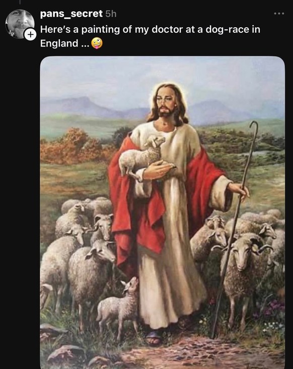 Trump als Jesus aka Arzt