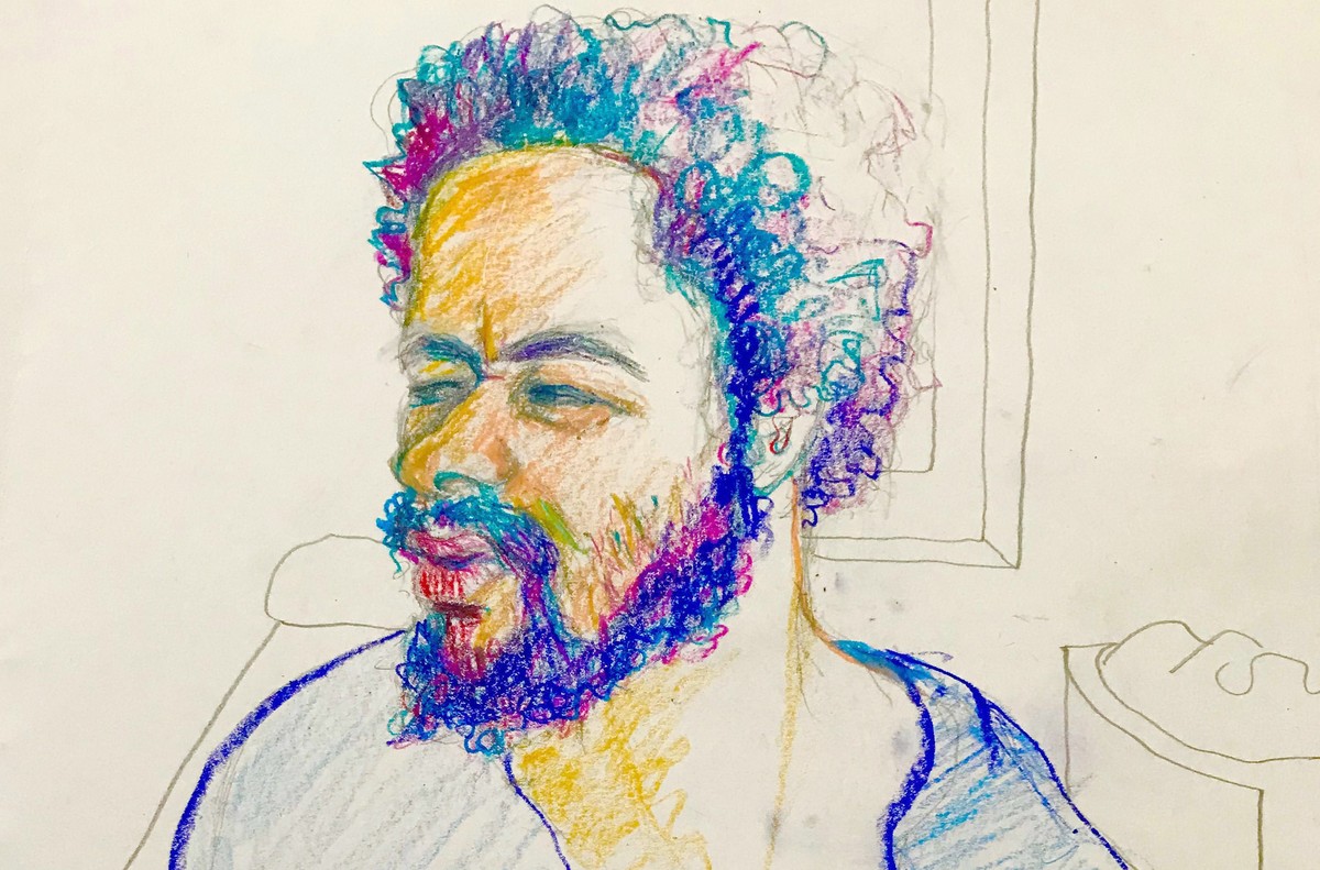 ARCHIV - GERICHTSZEICHNUNG - PROZESS GEGEN DREI PSYCHIATER WEGEN FREIHEITSBERAUBUNG IM FALL CARLOS --- Portraitzeichnung von Strafaeter Brian (bekannnt als Carlos). Das Bezirksgericht Zuerich gibt am  ...