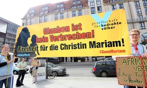 Gegen das Todesurteil gegen Mariam Jahia Ibrahim Ischag regte sich internationaler Widerstand.&nbsp;