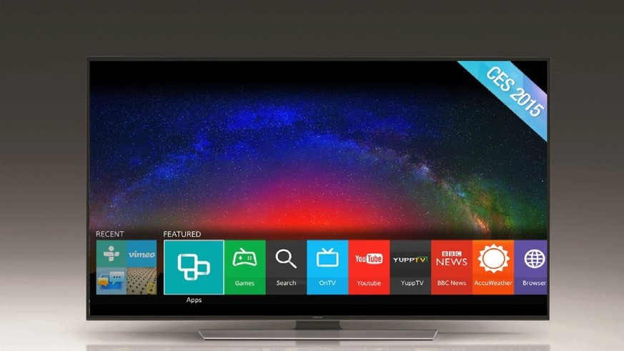 Eigenes System: Samsung setzt bei seinen Smart-TVs künftig ganz auf das Betriebssystem Tizen, das der Konzern bereits in einigen Smartwatches verwendet und wohl auch für Smartphones nutzen will.