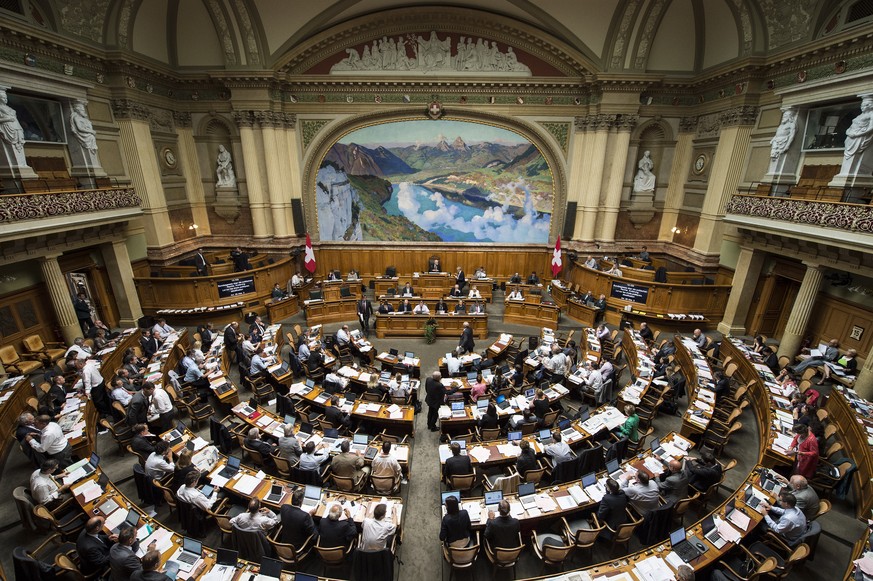 Nationalratsdebatte während der Herbstsession – heute hat der grosse Rat das Gesetz zum zweiten Mal abgelehnt