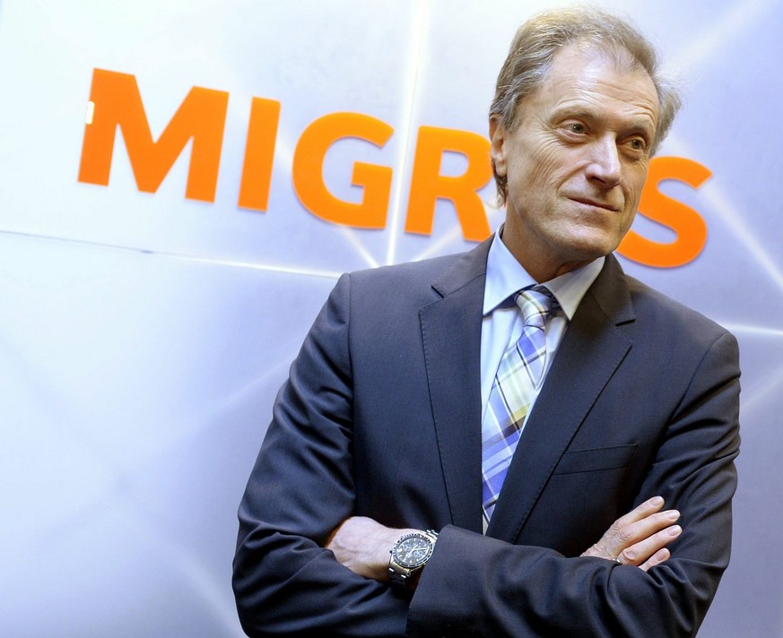 Herbert Bolliger, CEO Migros, posiert an einer Medienkonferenz in Zuerich am Dienstag, 9. April 2013. Die Migros orientierte an einer Medienkonferenz ueber das vergangene Geschaeftsjahr. Der operative ...