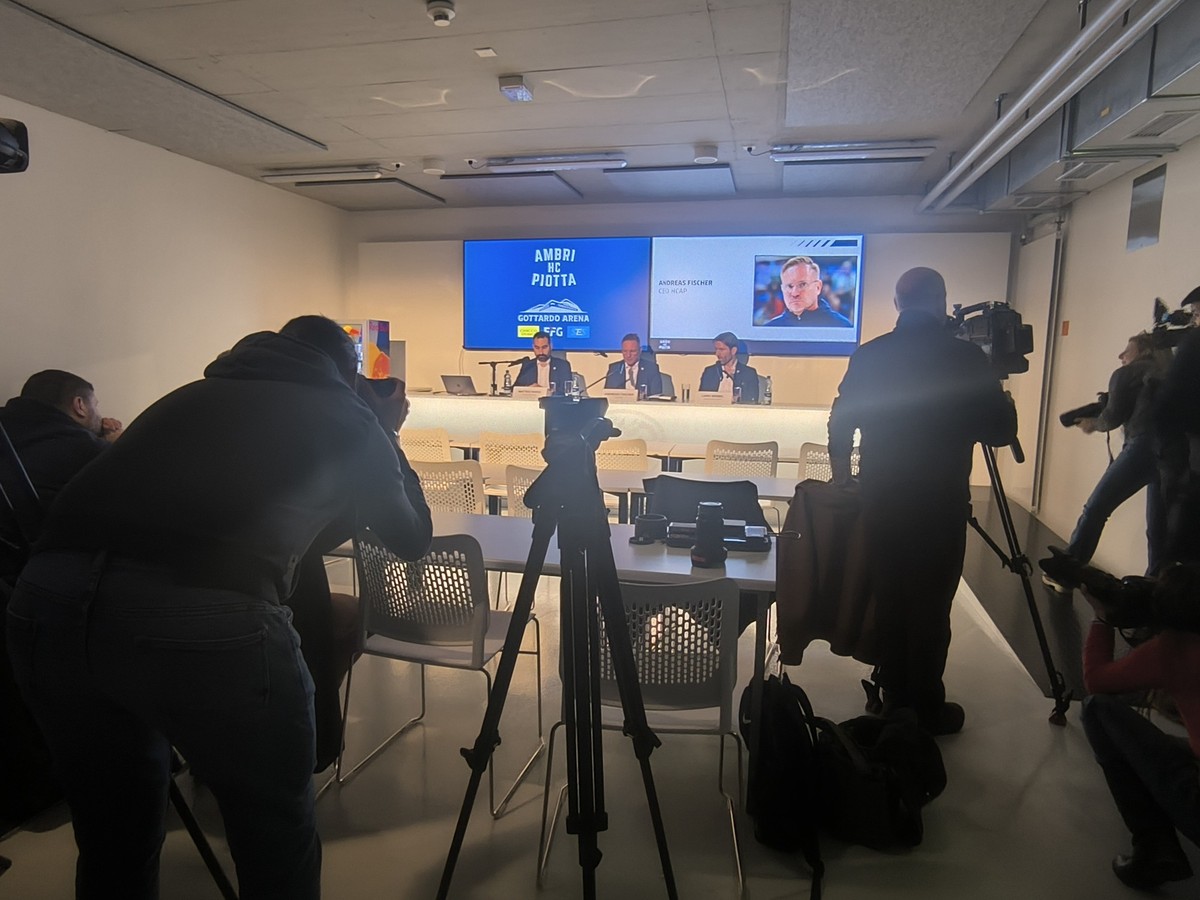 Ambri Medienkonferenz mit Lars Weibel, 17.1.26