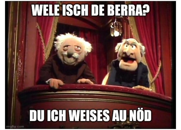 Wer ist Berra? Die Wahrheit aus der Muppet Show\nEtwa so?