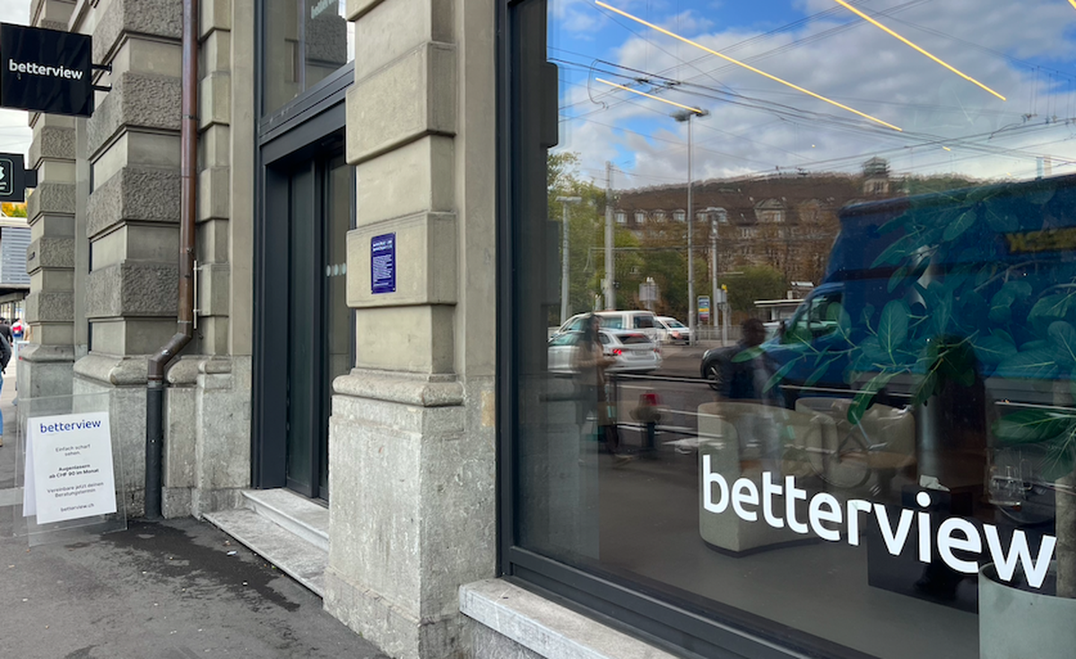 Der Zürcher Filiale der Augenlaser-Klinikkette Betterview.