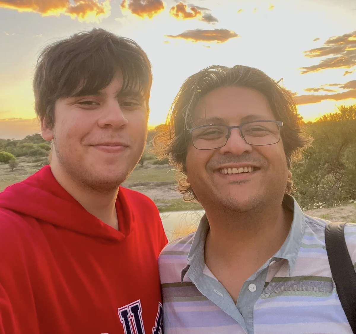 Suleman Dawood et son père, Shahzada.