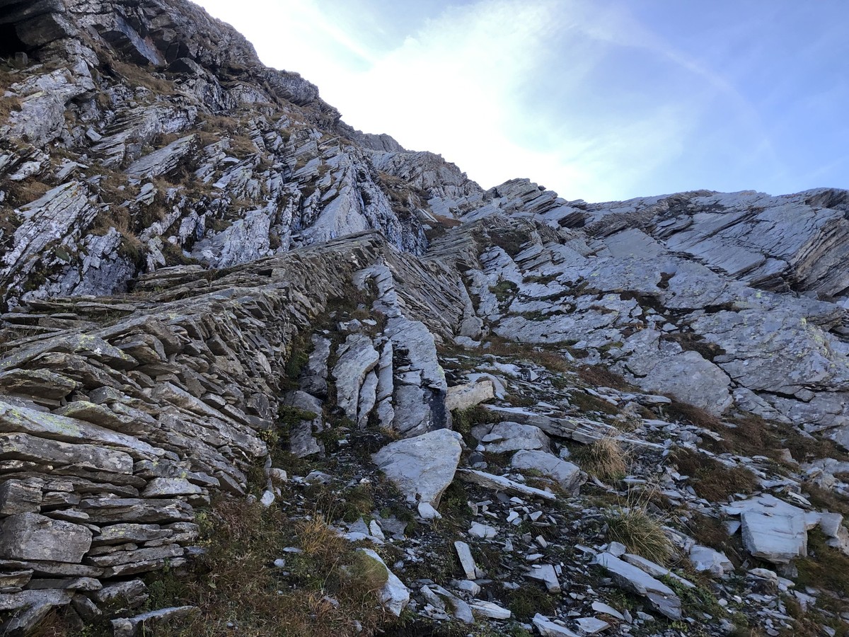 i Trapet Bergell Prasgnolapass Rauszeit Wandern Schweiz Treppen treppenwandern