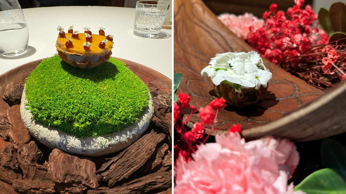 A Trèsind Studio, chaque plat est une bouchée. On ne mange pratiquement pas avec des couverts.