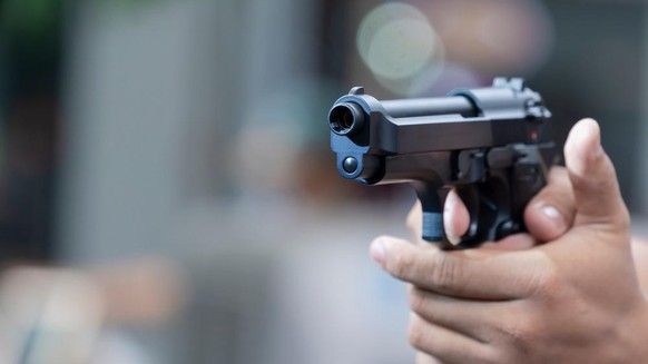 Polizist Waffe