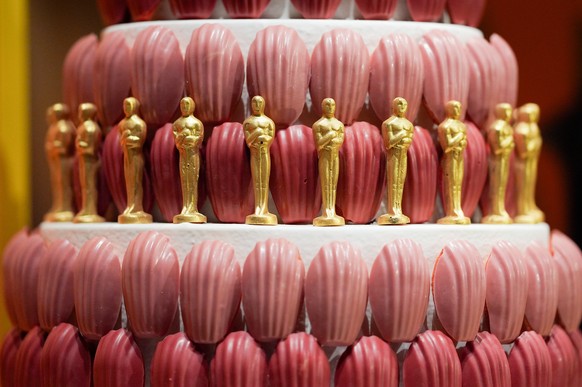 Gold-dusted chocolate Oscar statuettes are pictured during the Oscars Governors Ball press preview on Tuesday, March 10, 2026, in Los Angeles. (Photo by Richard Shotwell/Invision/AP)