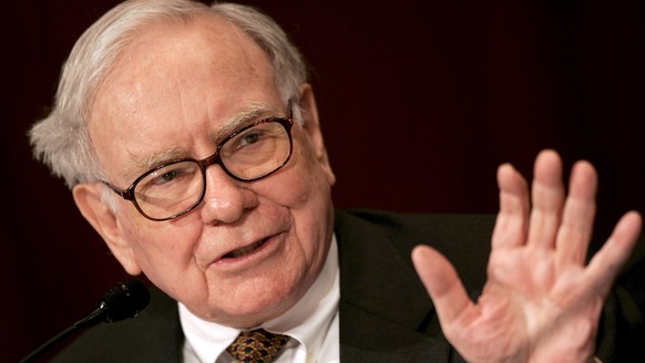 epa08398517 (FILE) - Warren Buffett, chairman and CEO of Berkshire Hathaway, testifying about the estate tax, often called the death tax, during a Senate Finance Committee hearing on Capitol Hill in W ...