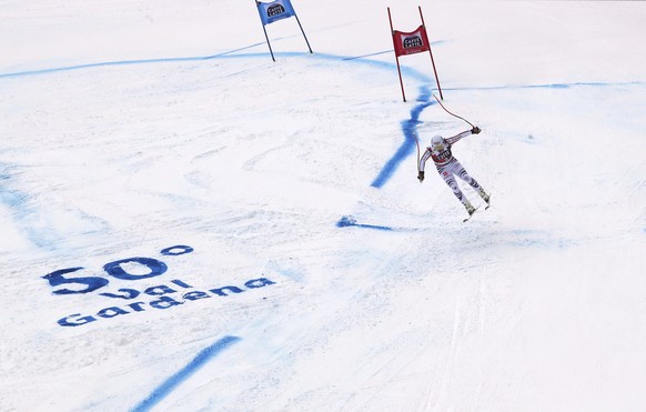 Germany&#039;s Josef Ferstl competes during an alpine ski, men&#039;s World Cup super-G, in Val Gardena, Italy, Friday, Dec. 15, 2017. (AP Photo/Alessandro Trovati)