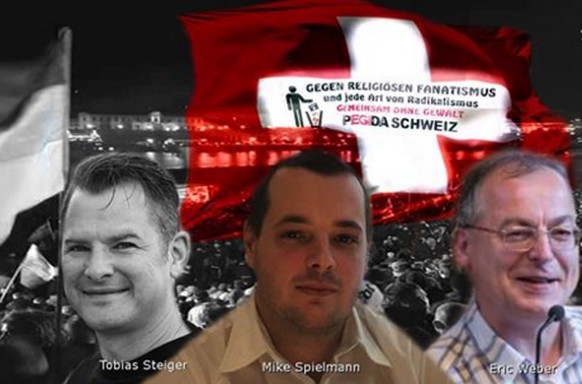 Screenshot von der Facebook-Seite der Pegida Schweiz.