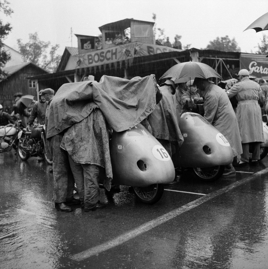 Der letzte GP von Bern fand 1954 im Regen statt.
