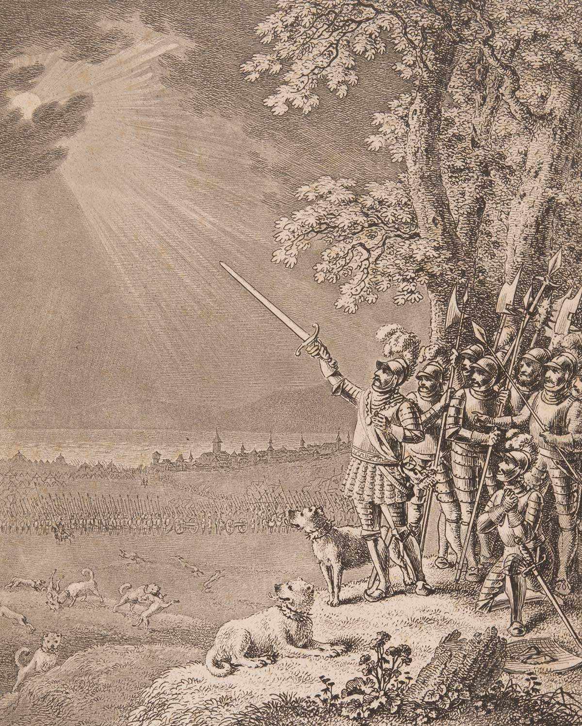 Im Namen des Herrn: Hans von Hallwyl zieht in den Kampf.