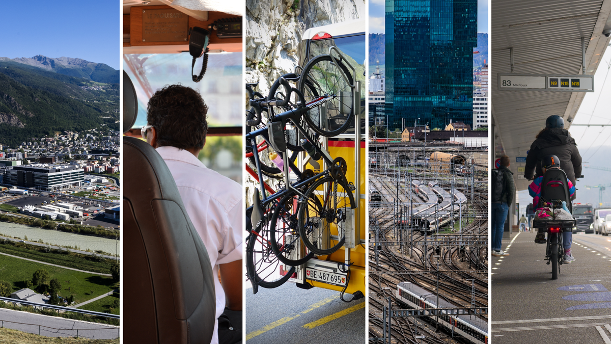 Voiture, train, vélo: les flux de pendulaires relient les communes suisses et révèlent de fortes disparités entre pôles d’emploi et communes-dortoirs.