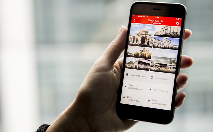 Zu den neuen Features gehört der Touch-Fahrplan, der ohne Text-Eingabe funktioniert.