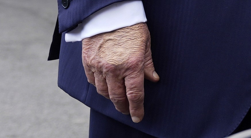 FILE - President Donald Trump speaks to the media as he leaves the White House, July 15, 2025, in Washington. (AP Photo/Manuel Balce Ceneta, File)
Donald Trump