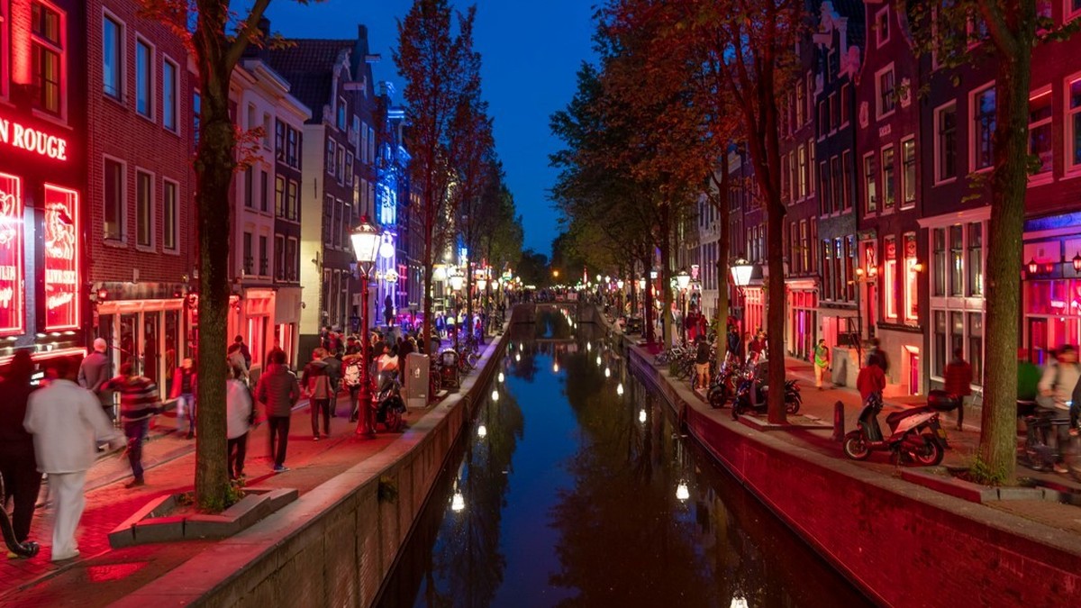 Amsterdam red light district