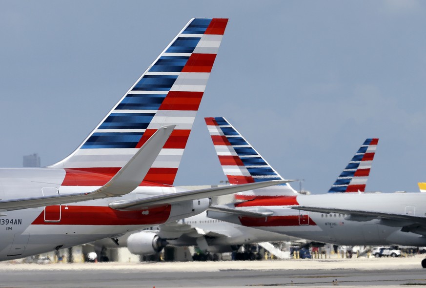 Maschinen der American Airlines in Miami.